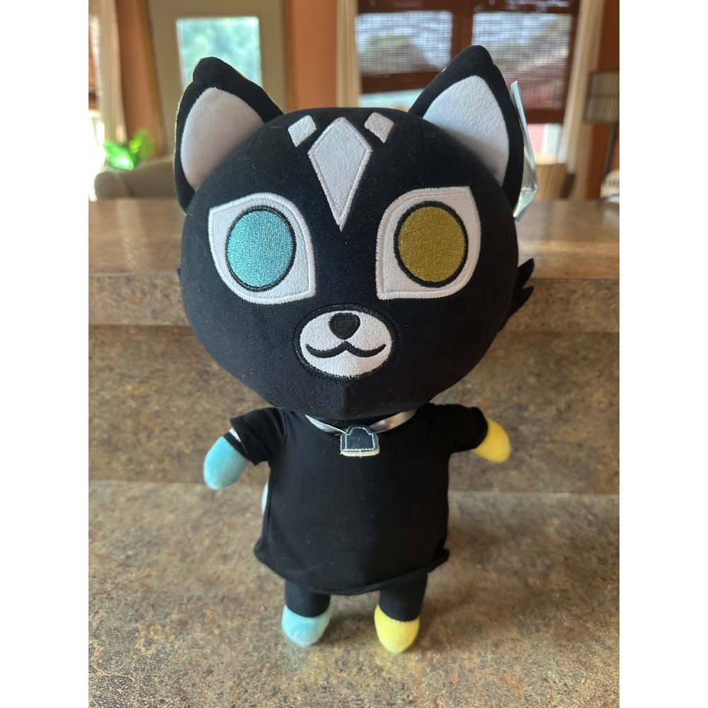 Krew District ItsFunneh Lunar Plush Black Cat YouTube Collectible Warren James